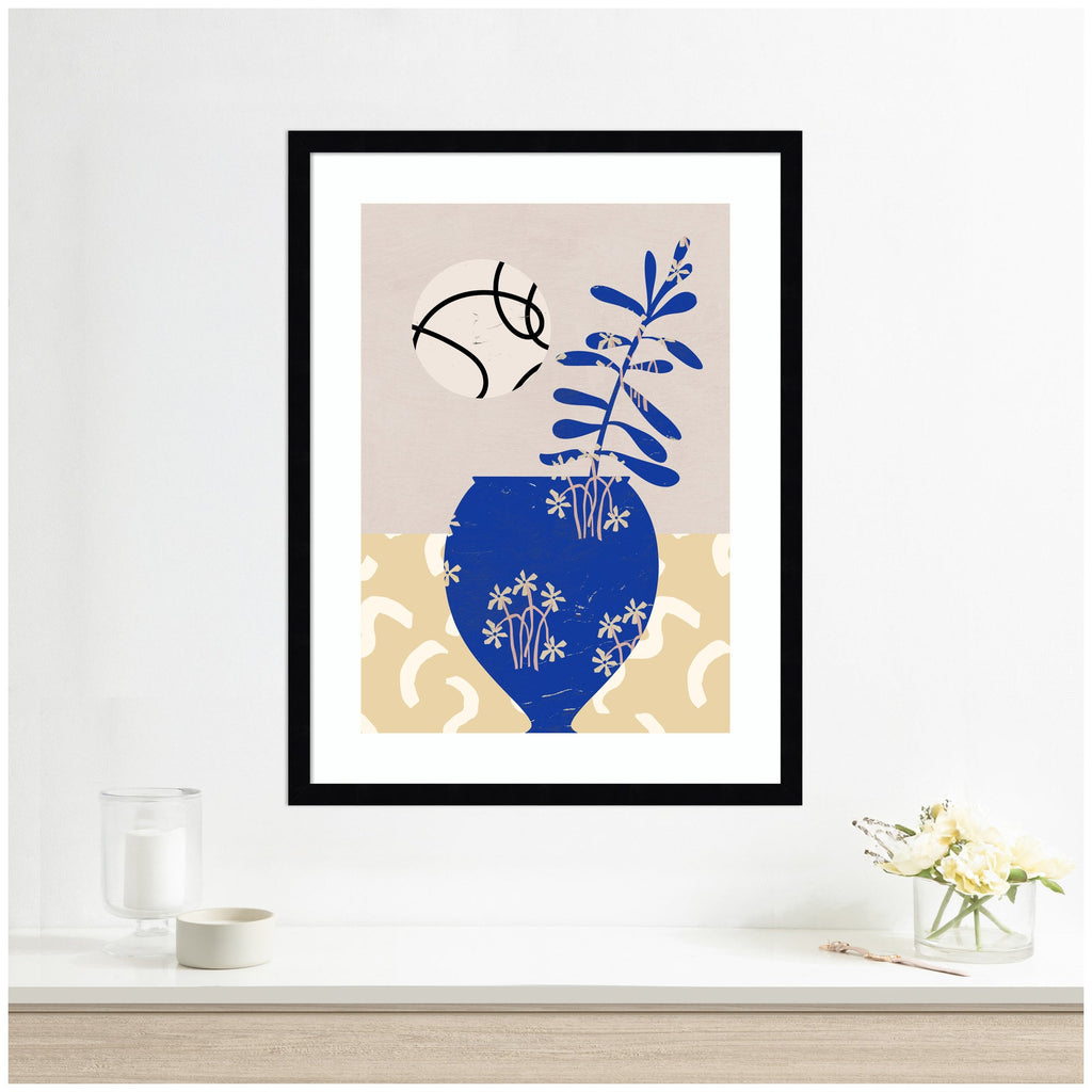 Pottery Poem No3 by Treechild Framed Wall Art Print
