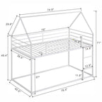 House Bunk Bed With Built In Ladder