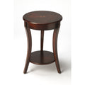 Butler Specialty Company, Holdin Round 18W Accent Table, Dark Brown