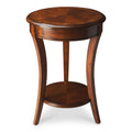 Butler Specialty Company, Holdin Round 18W Accent Table, Medium Brown