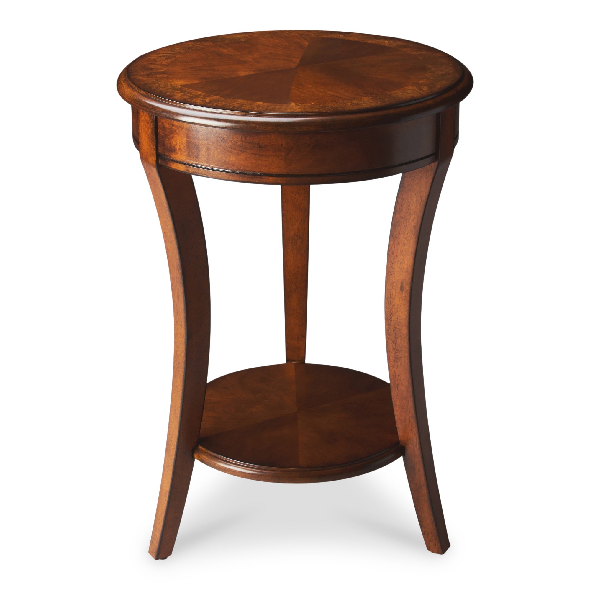 Butler Specialty Company, Holdin Round 18W Accent Table, Medium Brown