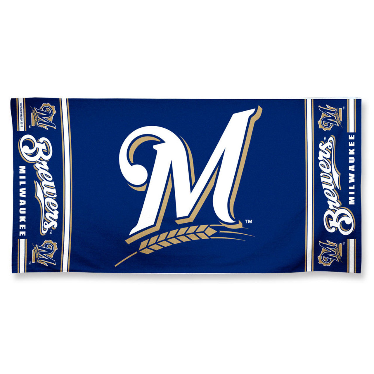 Milwaukee Brewers Towel 30x60 Beach Style - Special Order
