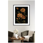Framed Art Moody Floral 6 by Annie Quigley