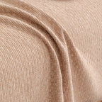 Textured Woven Modern Sofa Cover, Natural Blend Decorative Couch Throw Blanket