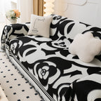 Chenille Sofa Cover Blanket, Couch Cover Blanket Throws for Couches Living Room Furniture Throw Covers