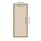 Pinboard Green Lattice Print