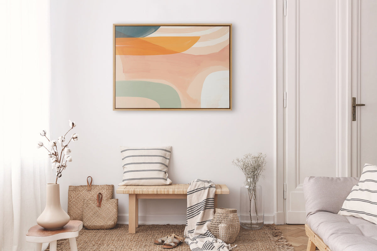 Sylvie Sunrise Over Marrakesh Framed Canvas by Kate Aurelia Holloway