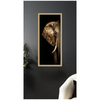 Midnight Mandala Zen Peaceful Elephant by The Creative Bunch Studio Framed Wall Art Print