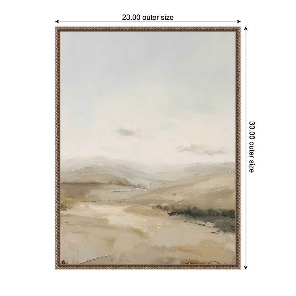 Fading Fields I by Amy Lighthall Framed Canvas Wall Art Print