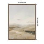 Fading Fields I by Amy Lighthall Framed Canvas Wall Art Print