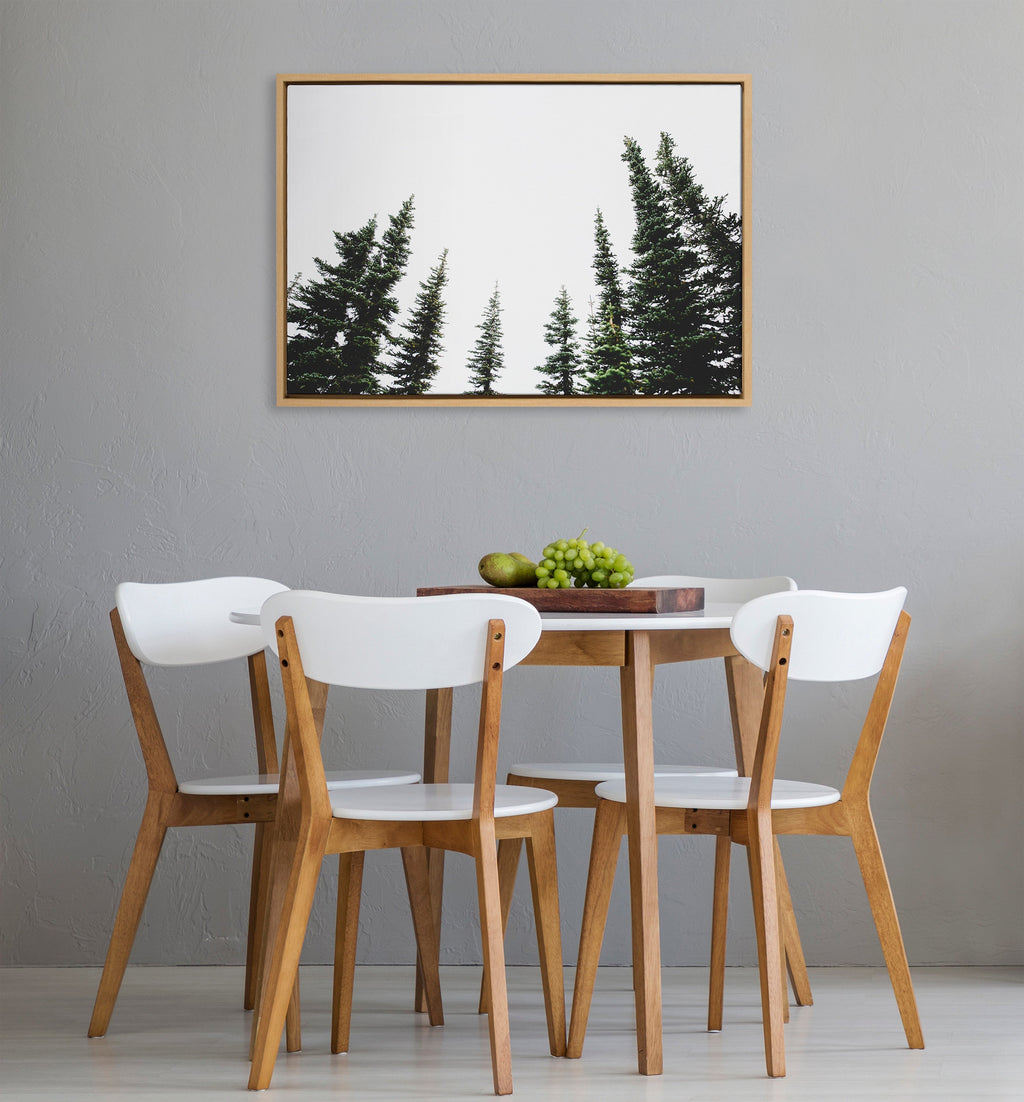 Sylvie Evergreens Framed Canvas by Patricia Hasz
