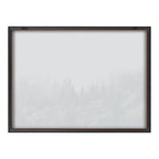 Blake Lush Green Forest on a Foggy Day Framed Printed Glass by The Creative Bunch Studio