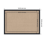 Pinboard Black Scallop Print