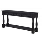 Long Console Table With Drawers And Shelf
