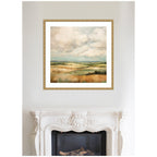 Framed Art Rolling Hills Abstract Landscape by The Creative Bunch Studio