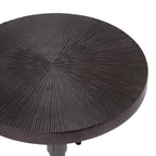 Engles Adjustable Embossed Metal Table and Plant Stand