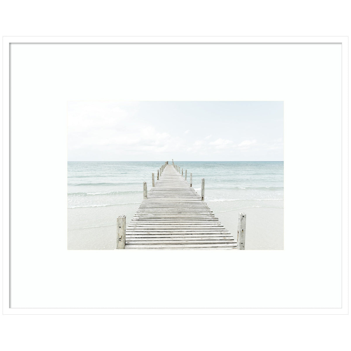 Beach 5s by Amy Peterson Framed Wall Art Print