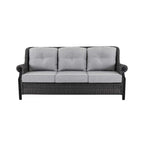 Lassen 4-Piece Wicker Sofa Set with Swivel Rocking Chairs