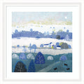 Framed Art Winter Dales by Giuliana Lazzerini