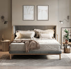 Sylvie Zen Botanical Rock Neutral Framed Canvas Set by The Creative Bunch Studio