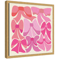 Sylvie Rain Bows 2 Framed Canvas by Carrie Cantwell