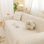 Luxury 3D Butterfly Jacquard Sofa Throw Blanket, Ultra-Soft Plush Fleece Couch Cover