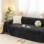 Luxury 3D Butterfly Jacquard Sofa Throw Blanket, Ultra-Soft Plush Fleece Couch Cover