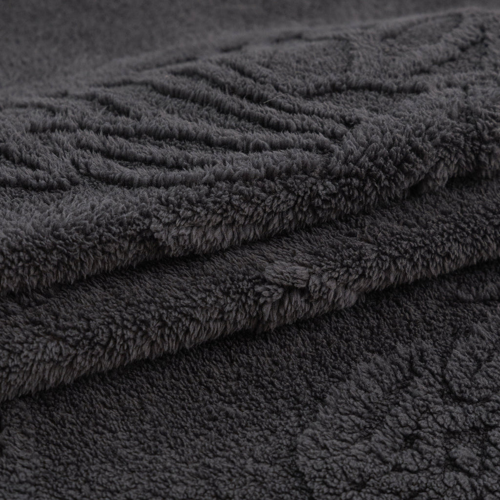 Luxury 3D Butterfly Jacquard Sofa Throw Blanket, Ultra-Soft Plush Fleece Couch Cover