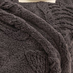 Luxury 3D Butterfly Jacquard Sofa Throw Blanket, Ultra-Soft Plush Fleece Couch Cover