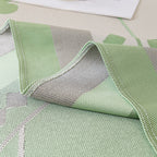 Cooling Four-Leaf Clover Hope Faith Love Luck Summer Comfy Ice Silk Furniture Throw Covers for Sofas