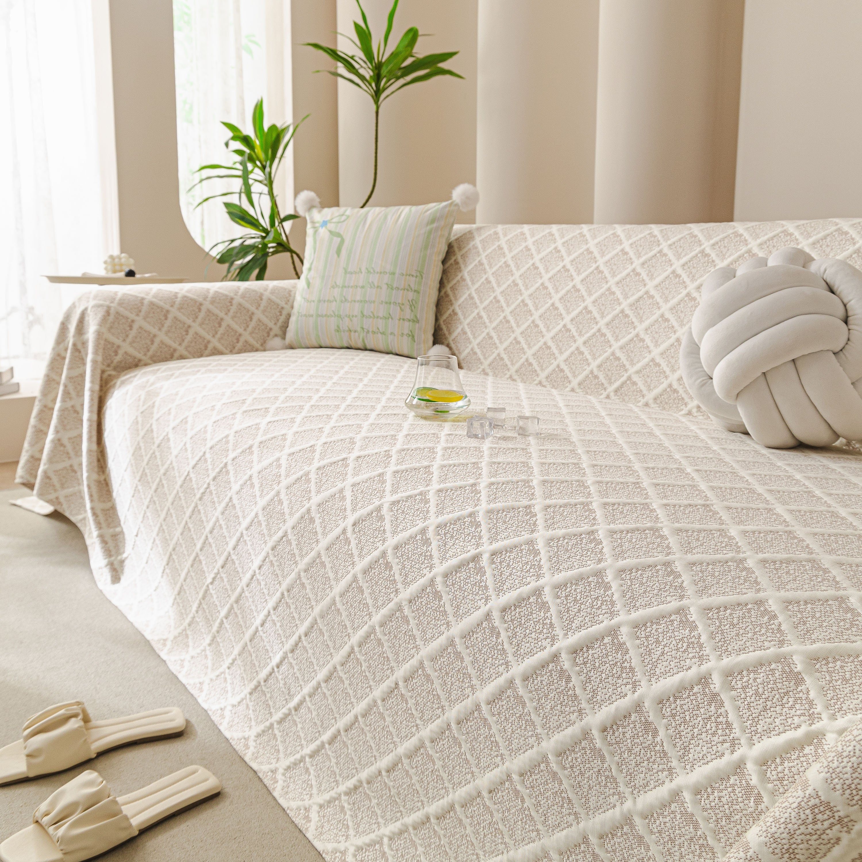 Cooling Couch Cover Throw, Washable Breathable Summer Bed Cover Sofa Protector Covers