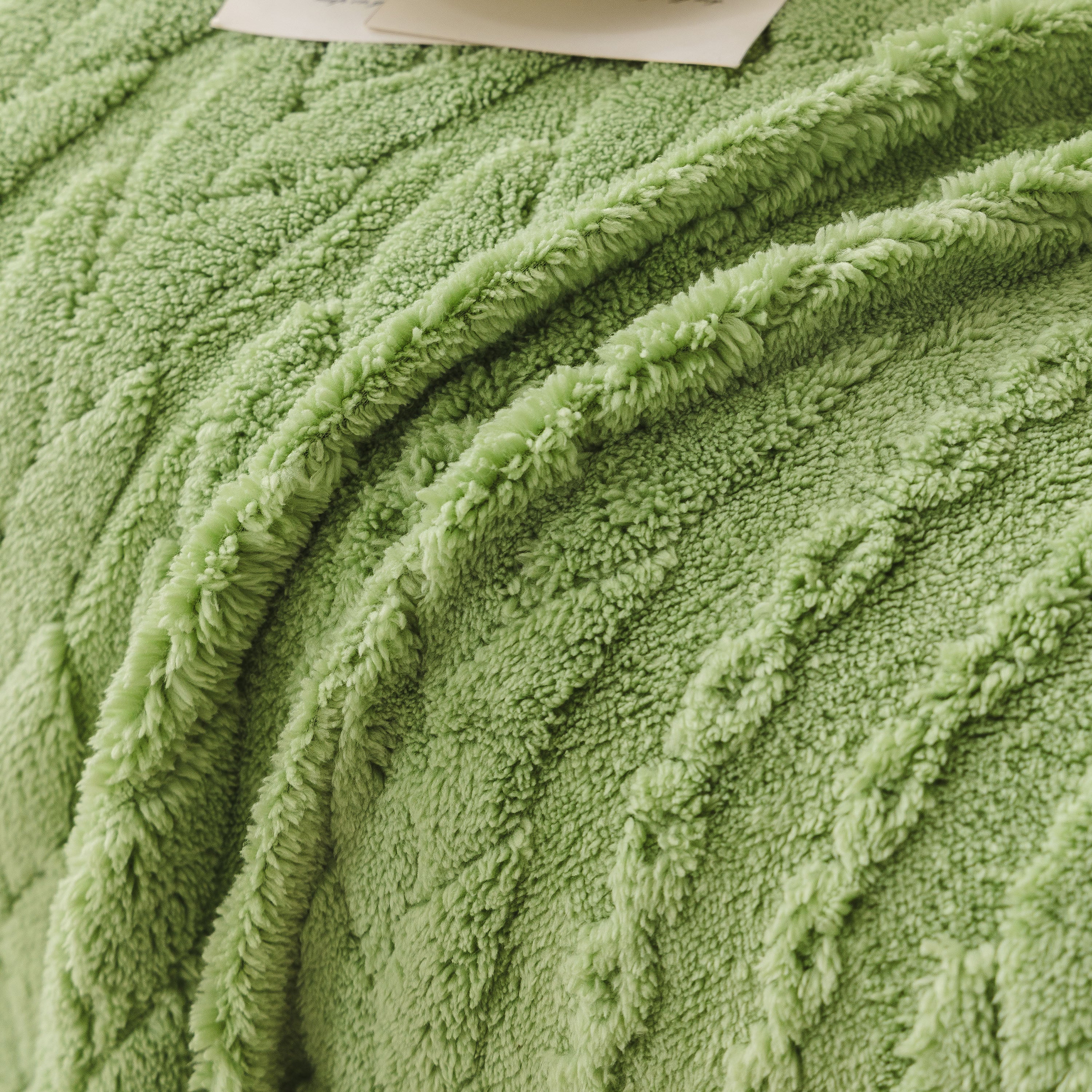 Thick Cozy 3D Cable Sofa Throw Cover, Plush Jacquard Warm Fleece Throw Blanket