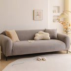 Soft Plush Warm Sofa Cover Stretchable Cozy Velvet Couch Protector for Fall & Winter