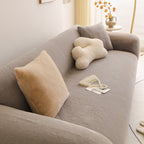 Soft Plush Warm Sofa Cover Stretchable Cozy Velvet Couch Protector for Fall & Winter