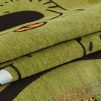 Cute Chenille Couch Cover Throw, Cartoon Soft Washable Sofa Cover for Sectional Sofas