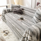 Ultra Soft Faux Fur Couch Cover – Large, Fluffy, and Elegant Sofa Throw Blanket