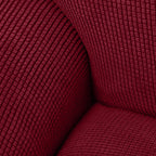 Polar Fleece Recliner Chair Cover, 4-Piece Soft Plush Slipcover with Pocket for Reclining Chairs
