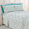 Elegant Comfort Luxury Soft Bed Sheets Paisley Pattern - 1500 Premium Hotel Quality Microfiber Softness Wrinkle And Fade Resistant (6-Piece) Bedding Set, California King, Paisley Teal