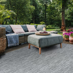 Safavieh Courtyard Collection Area Rug - 10' X 14', Black & Beige, Non-Shedding & Easy Care, Indoor/Outdoor & Washable-Ideal For