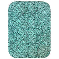 College Covers Everything Comfy Cheetah Print Decorative Baby Throw Blanket, 30X40 Inch, Teal