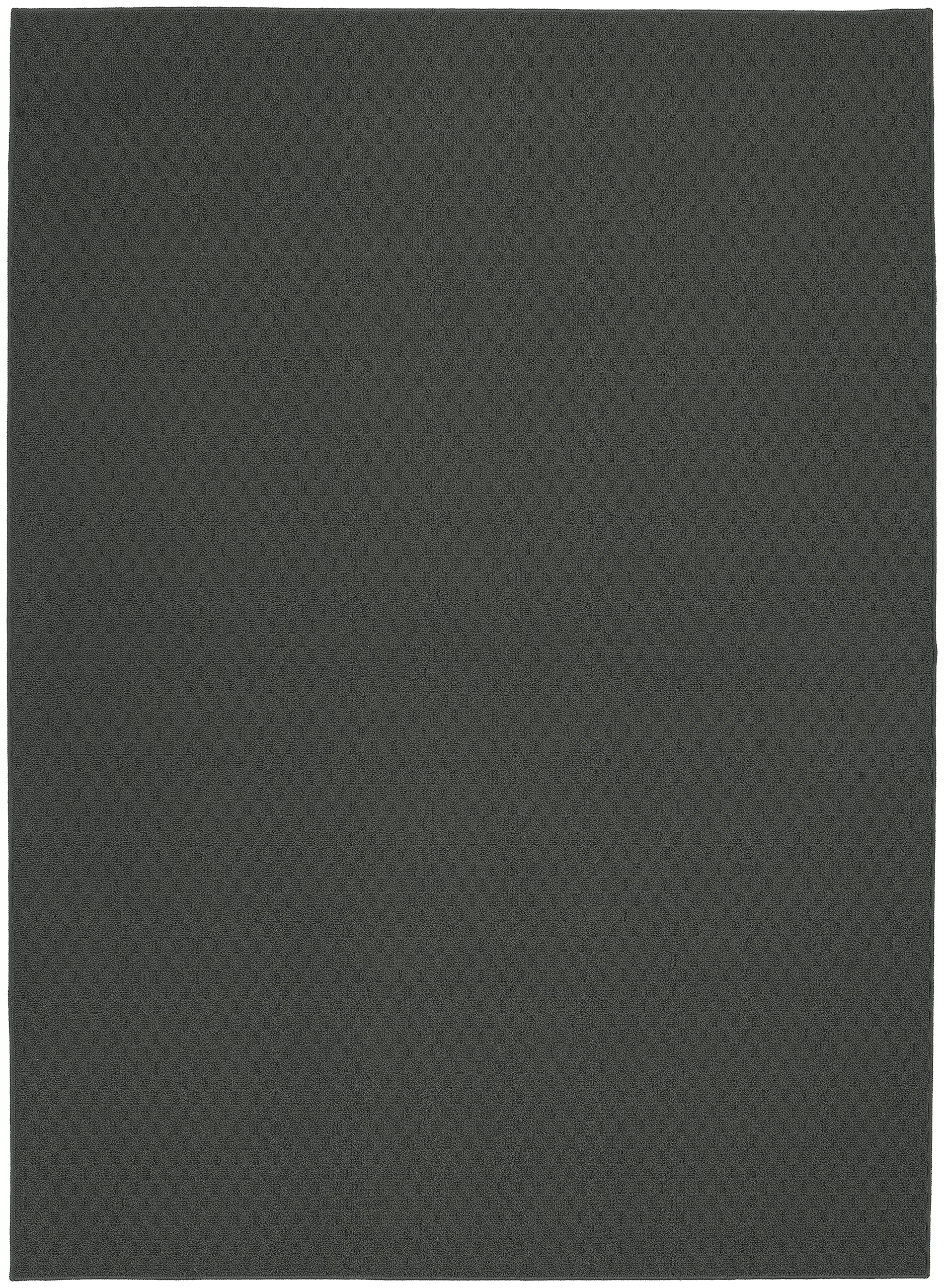 Garland Rug Town Square Cinder Gray 6 x 9 Stain Resistant Indoor Area Rug