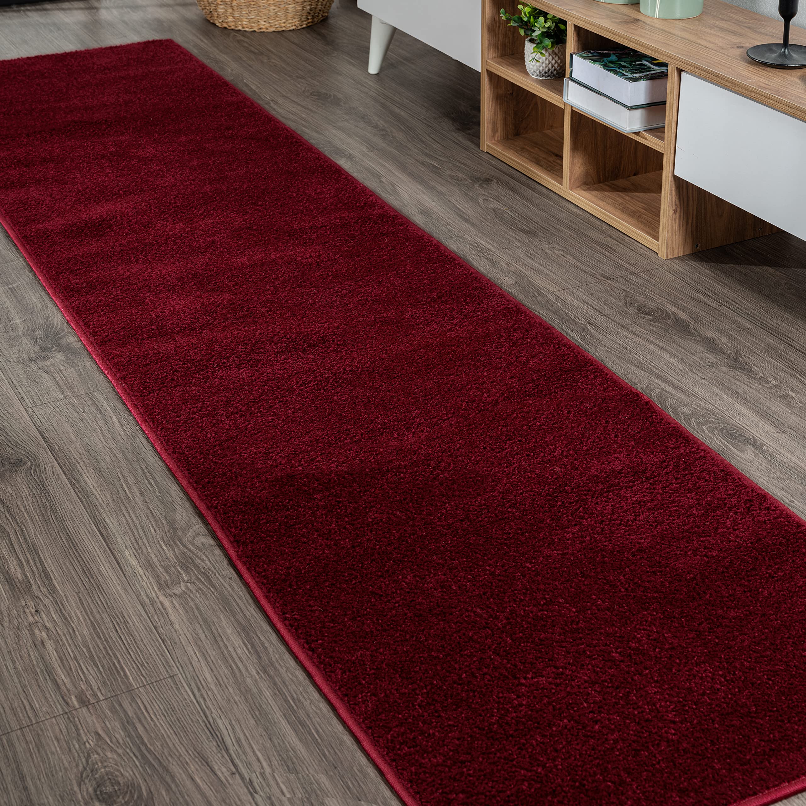 JONATHAN Y SEU100Q-216 Haze Solid Low-Pile Indoor Runner Rug, Coastal, Bohemian, Minimalist, Classic, Casual for Bedroom,Kitchen