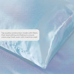 Satin Sheets Twin [3-Piece, Baby Blue] Hotel Luxury Silky Bed Sheets - Extra Soft 1800 Microfiber Sheet Set, Wrinkle, Fade, Stai