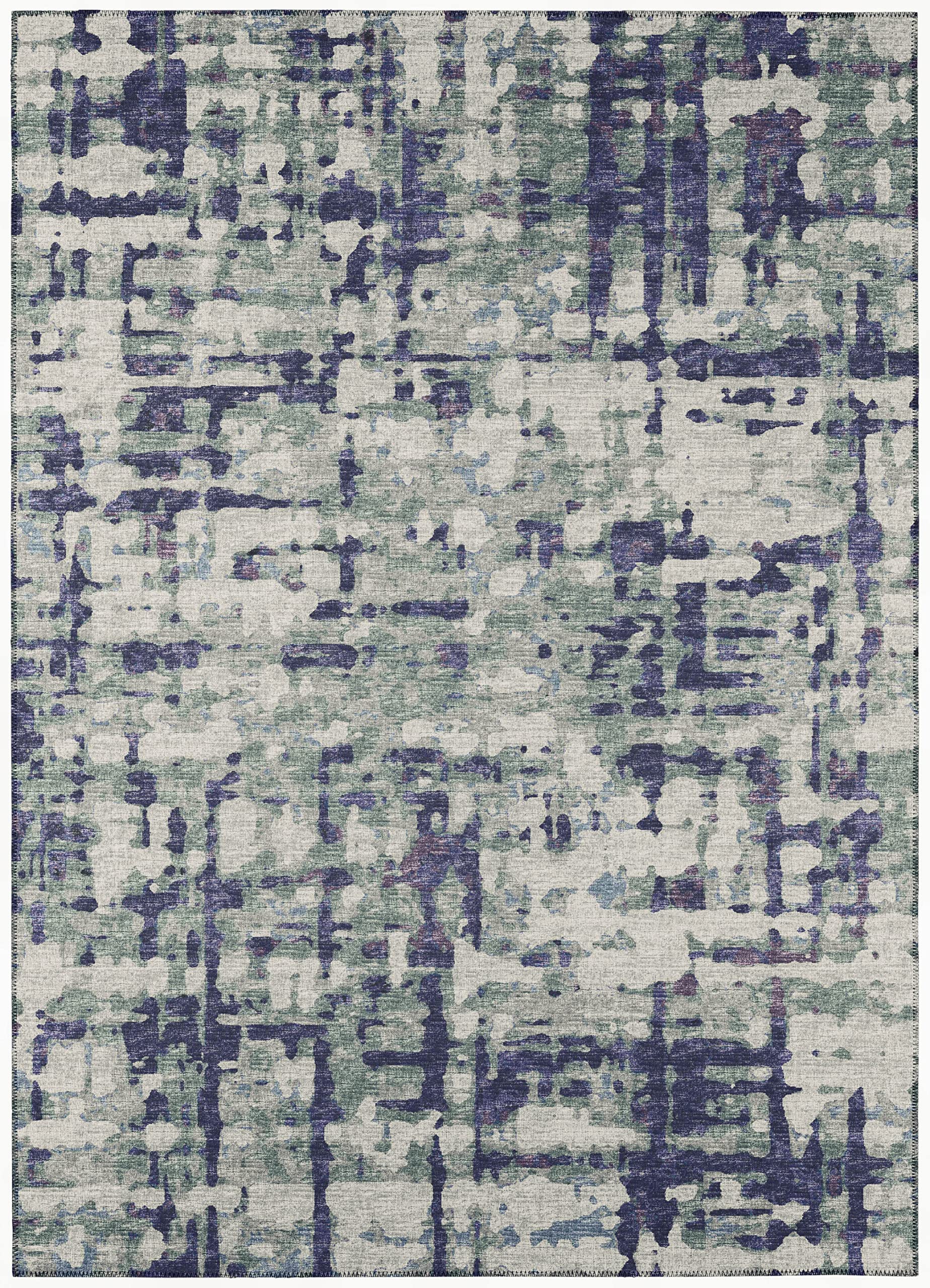 Addison Rugs Bravado Abv35 Purple Washable 10' X 14' Indoor Outdoor Area Rug, Easy Clean, Machine Washable, Non Shedding, Bedroom, Entry, Living Room, Dining Room, Kitchen, Patio Rug