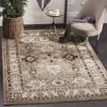 SAFAVIEH Vintage Hamadan Collection Accent Rug - 4 x 6, Taupe, Oriental Traditional Persian Design, Non-Shedding & Easy Care, 