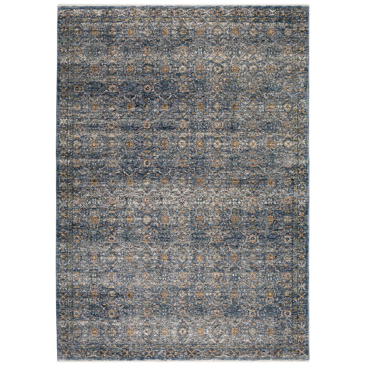 Dalyn Rugs Yarra Ya6 Blue 5' X 7'10&quot; Rectangle Soft Area Rug, Easy Clean, Non Shedding, Bedroom, Entry, Living Room, Dining Room, Kitchen Rug
