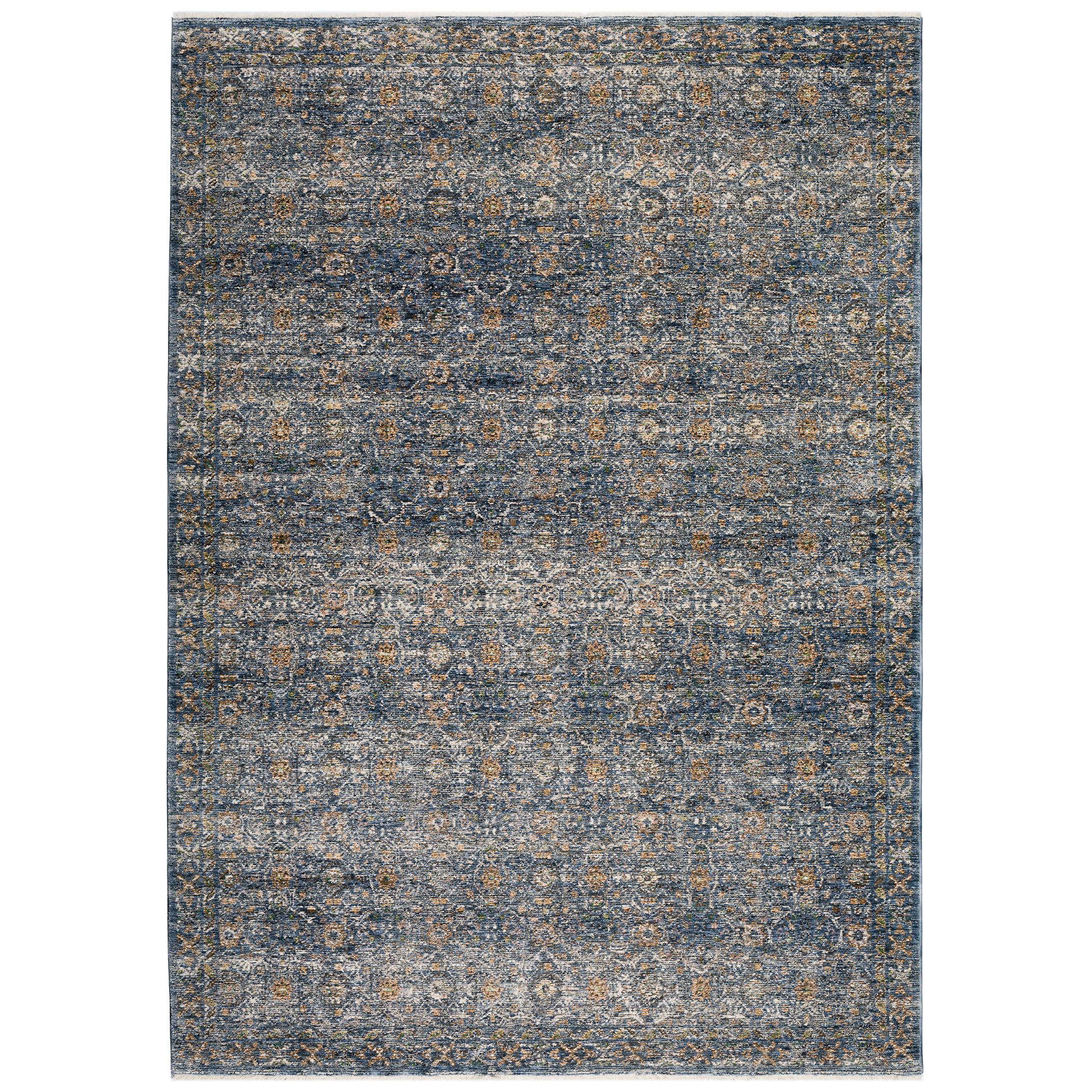 Dalyn Rugs Yarra YA6 Blue 3 x 5 Rectangle Soft Area Rug, Easy Clean, Non Shedding, Bedroom, Entry, Living Room, Dining Room, K