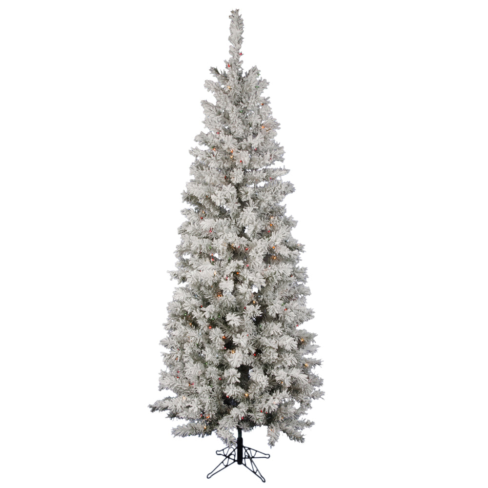Vickerman 6.5 X 32 Inch  Flocked Pacific 300Led Multi  A100367Led