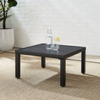 Crosley Furniture CO6322-MB Piermont Outdoor Metal Sectional Side Table, Matte Black