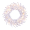 Vickerman 24 Inch  Sparkle White Wreath 50Led Wht  A104225Led